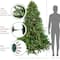 6.5ft. Pre-Lit Noble Fir Artificial Christmas Tree, Clear Lights